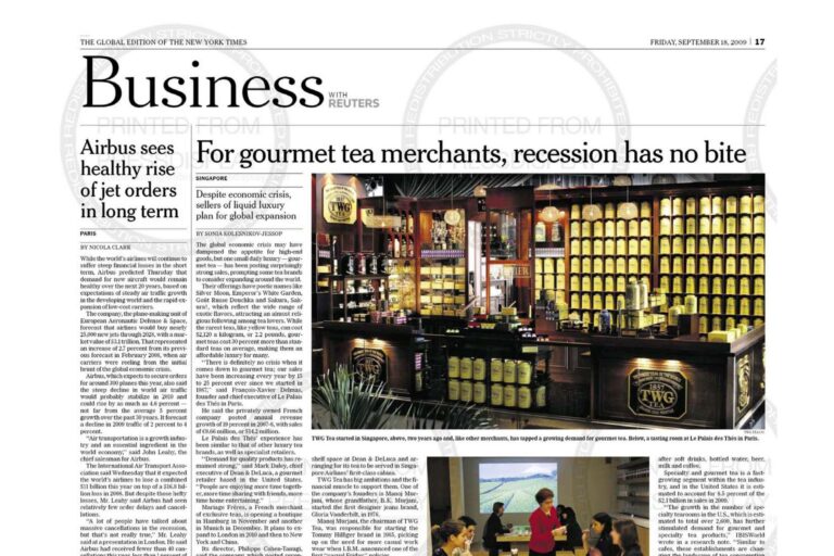 2009.09.18__International_Herald_Tribune__TWG_Tea FEATURED